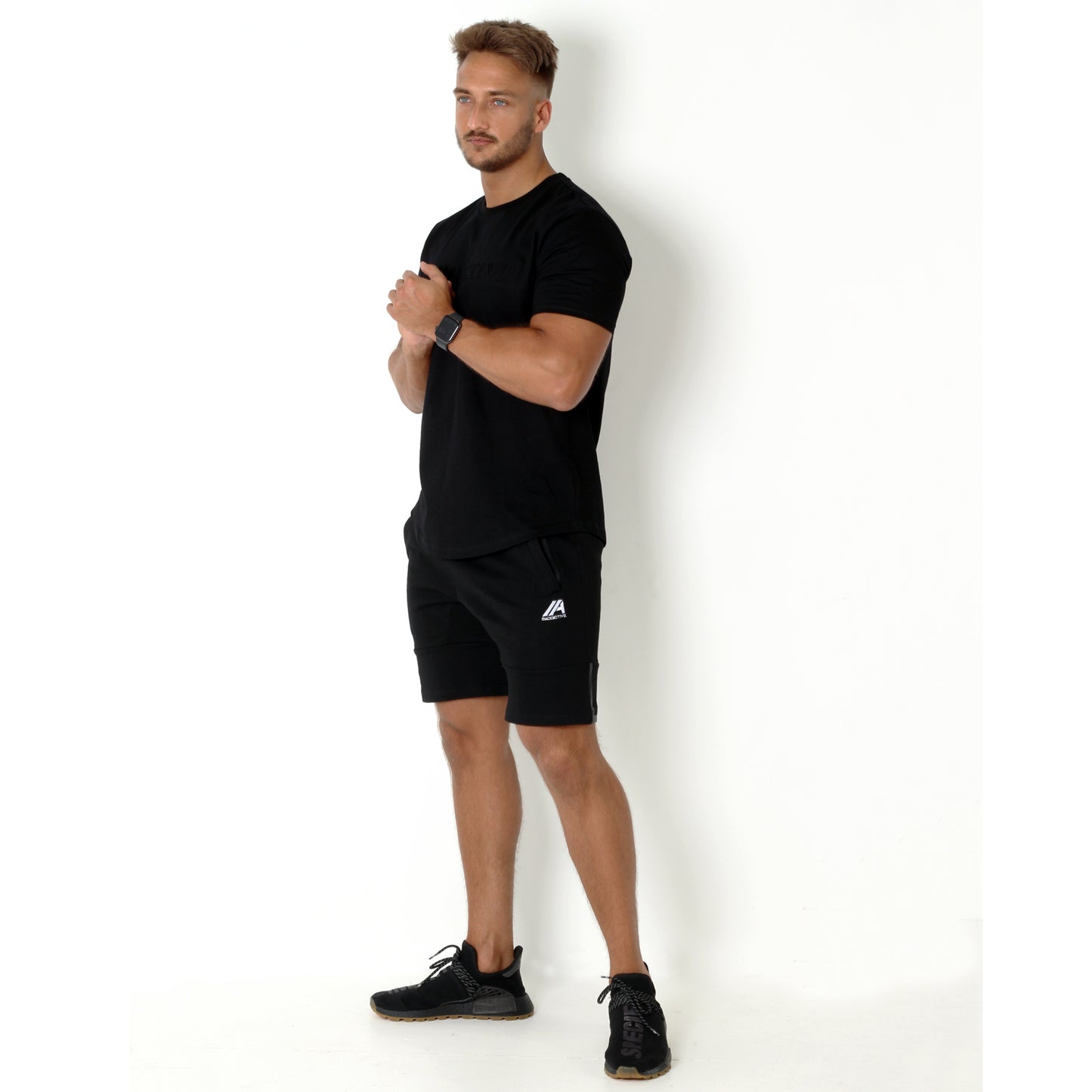 Emboss Tee - Black - 2 Addictive