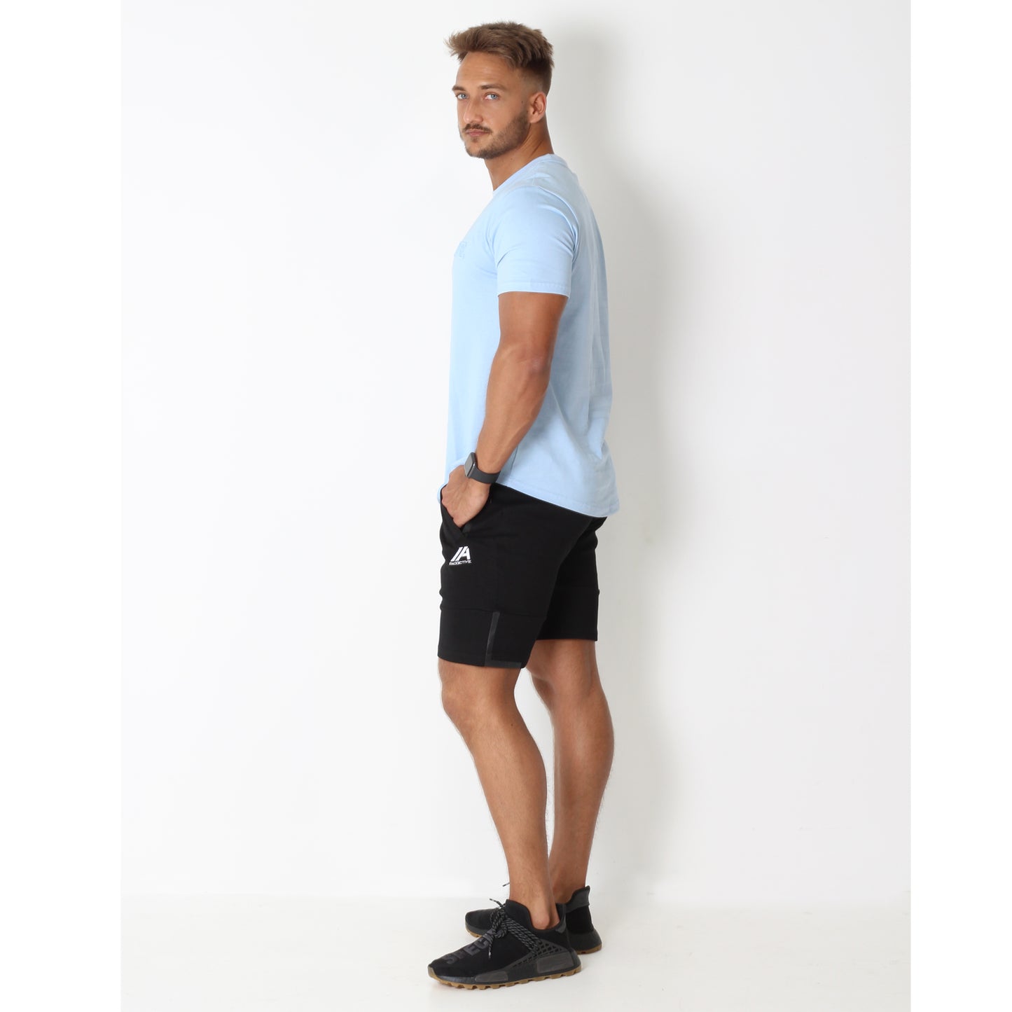 Emboss Tee - Blue - 2 Addictive