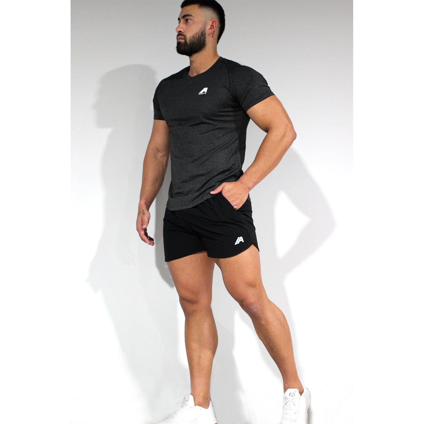 Athletic Fitlite Shorts - Black - 2 Addictive
