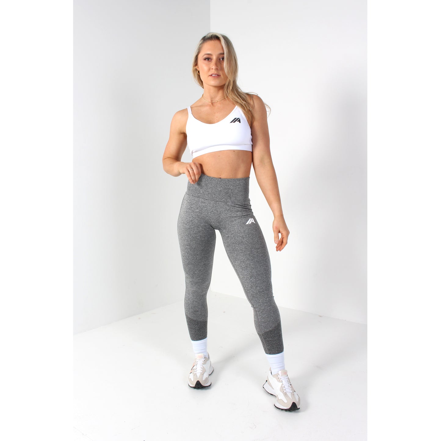 Sculpt Seamless Series – Grey Leggings - 2 Addictive