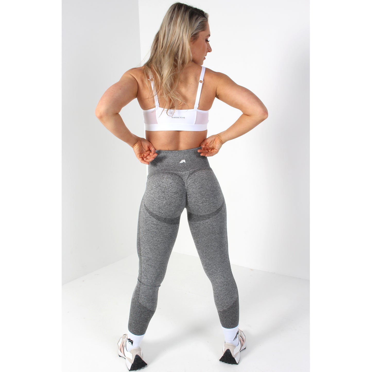 Sculpt Seamless Series – Grey Leggings - 2 Addictive