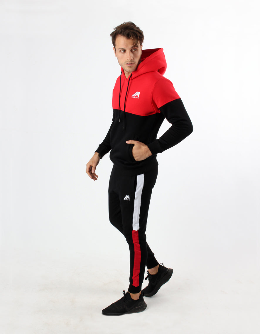 Dual Hoodie - Red/Black - 2 Addictive