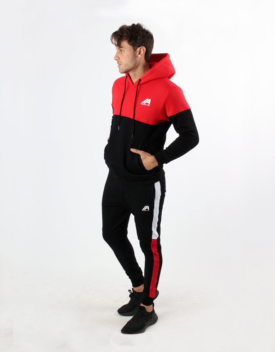 Dual Hoodie - Red/Black - 2 Addictive