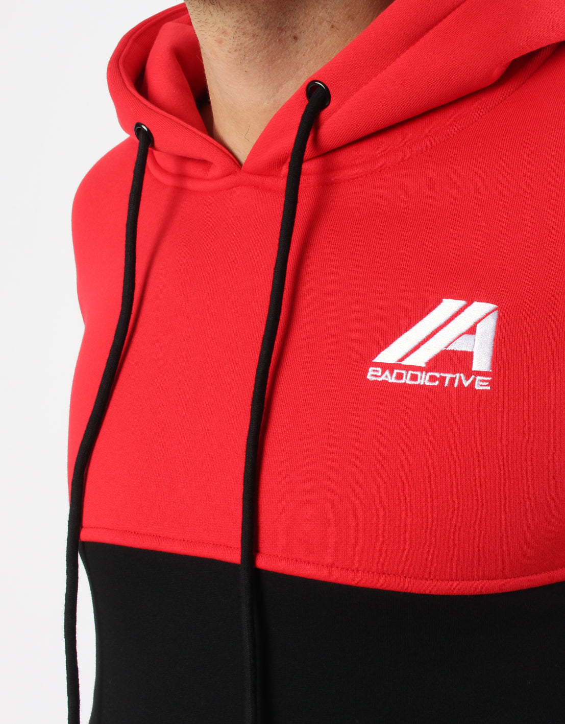 Dual Hoodie - Red/Black - 2 Addictive