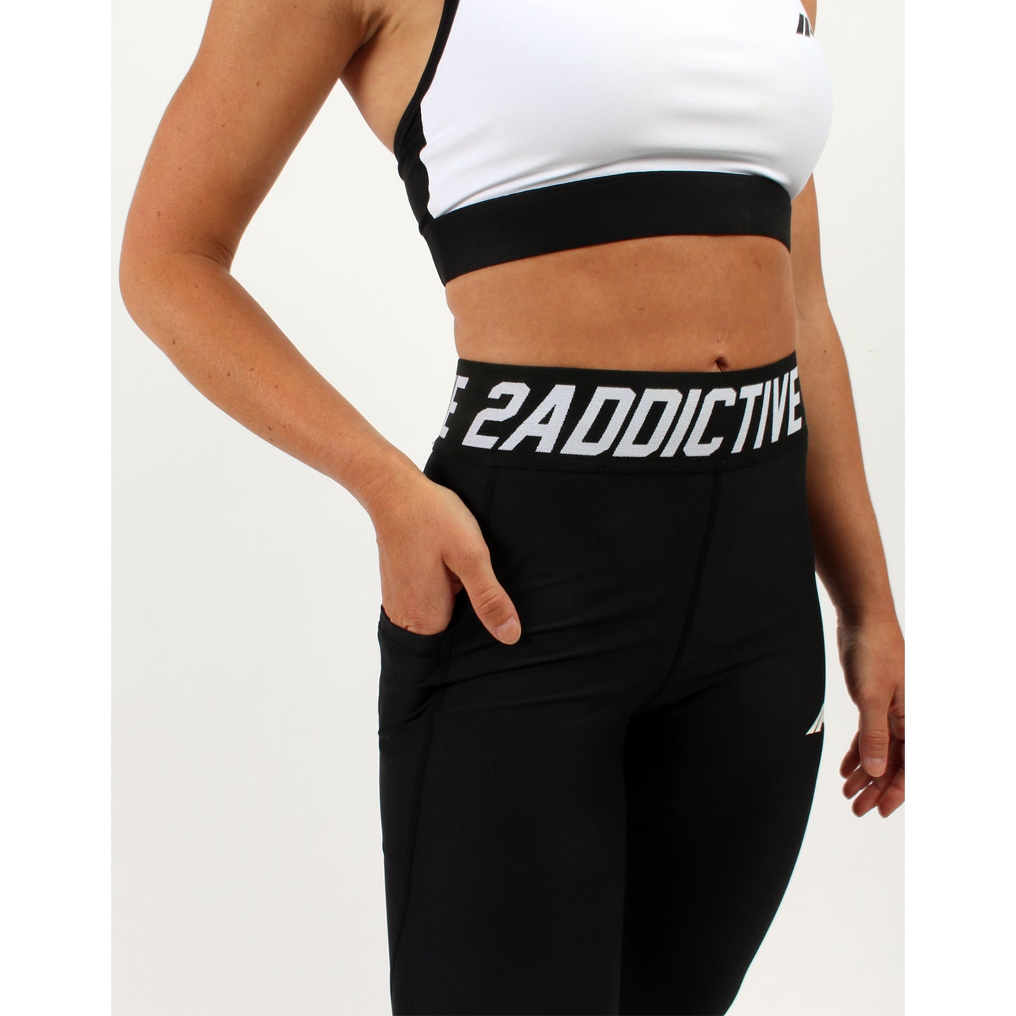 Atleta Series –  Black Leggings - 2 Addictive