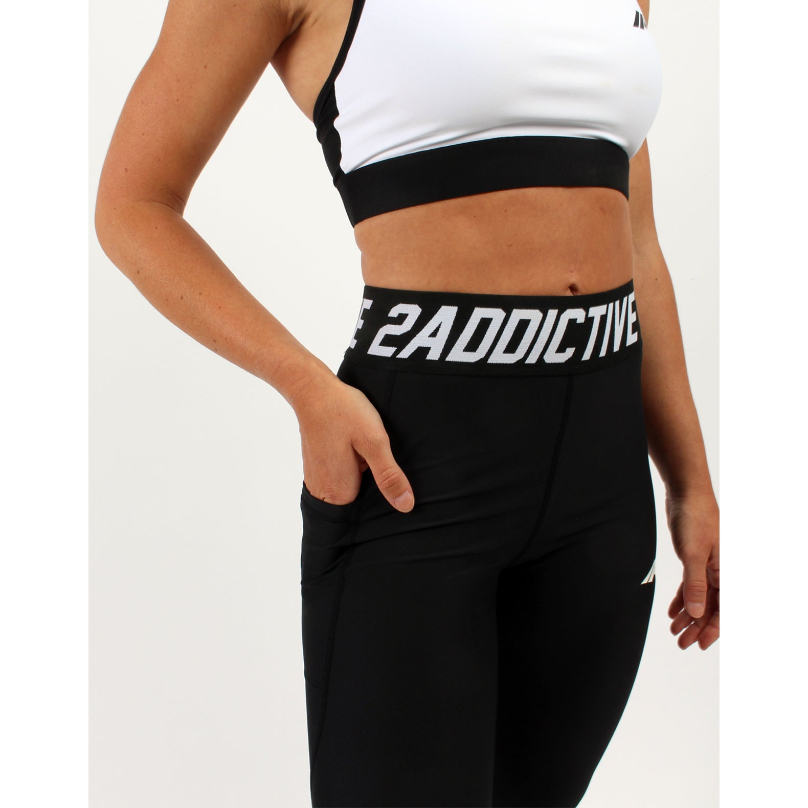 Atleta Series –  Black Leggings - 2 Addictive