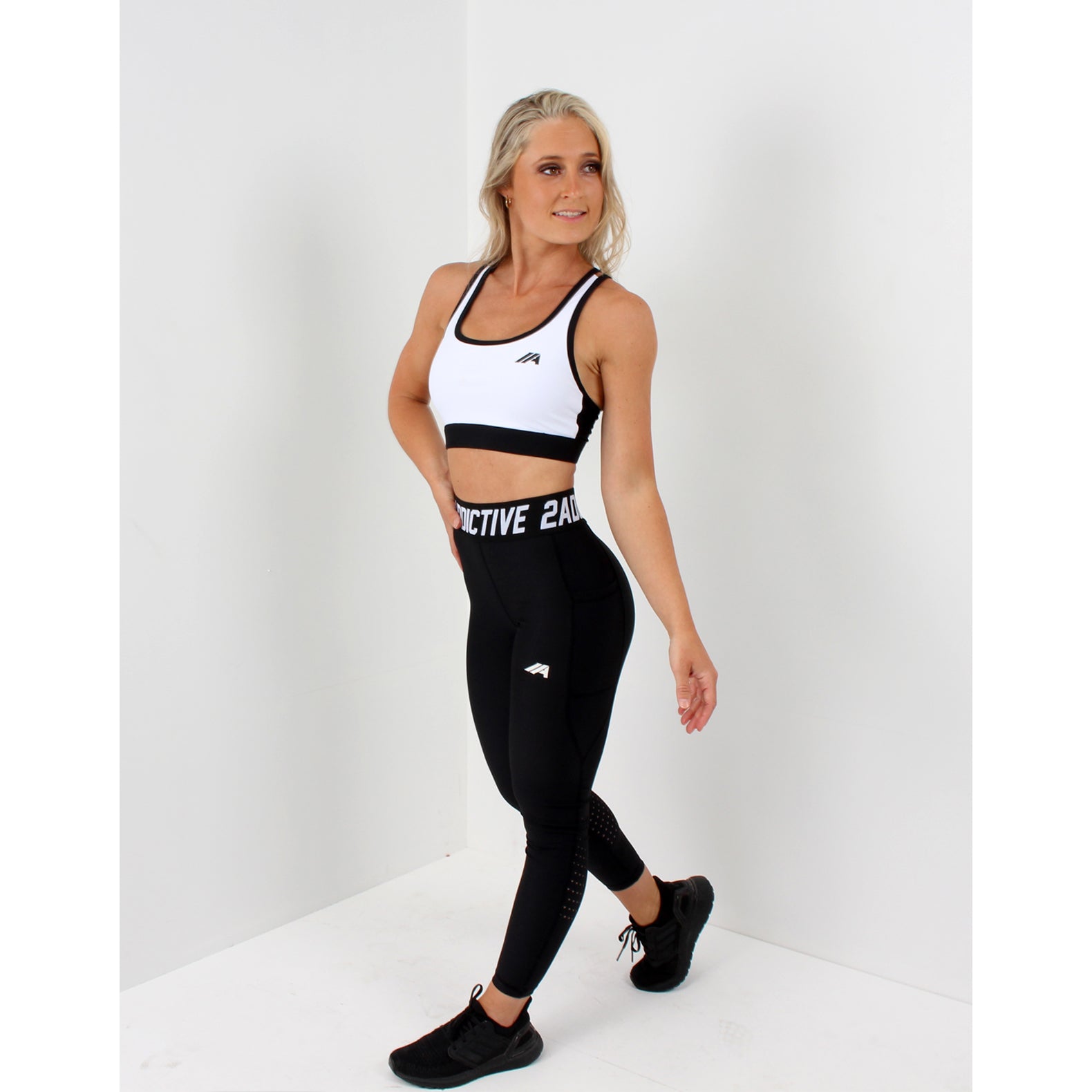 Atleta Series –  Black Leggings - 2 Addictive