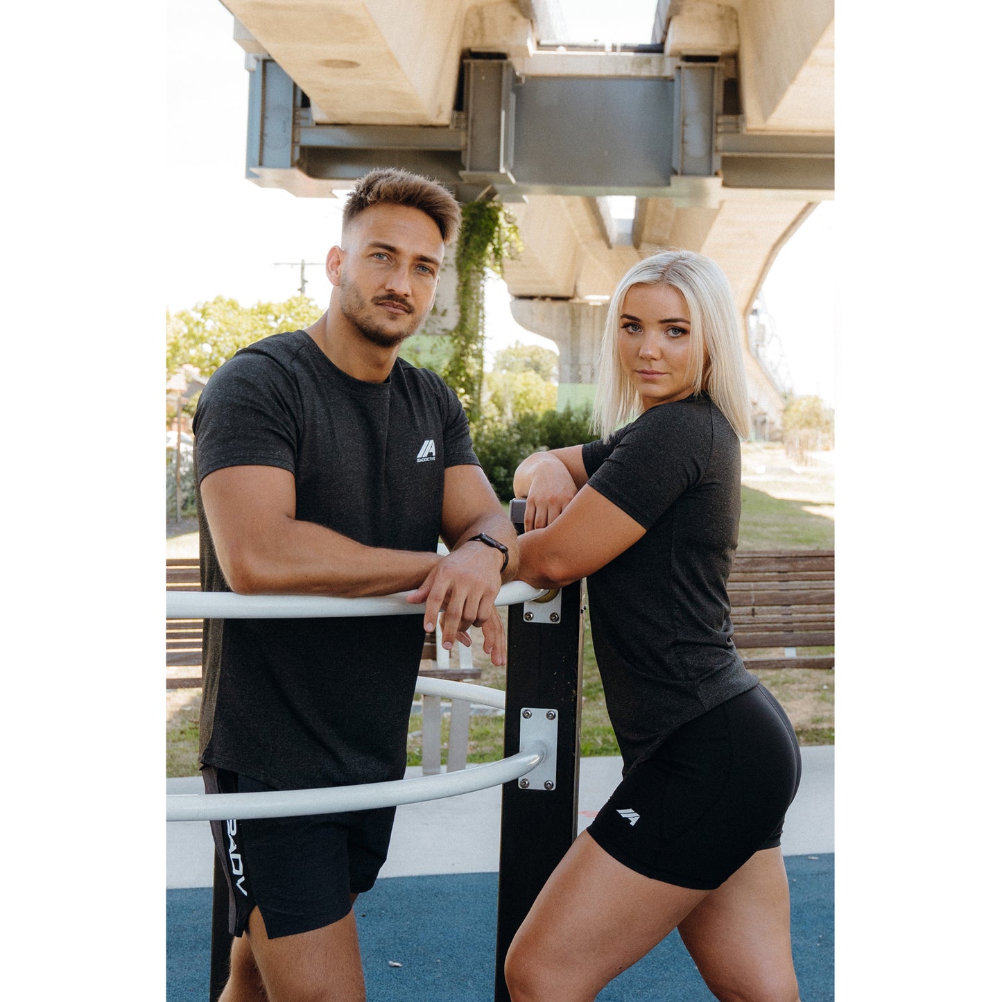 Active Core Training Tee - Marble Grey - 2 Addictive