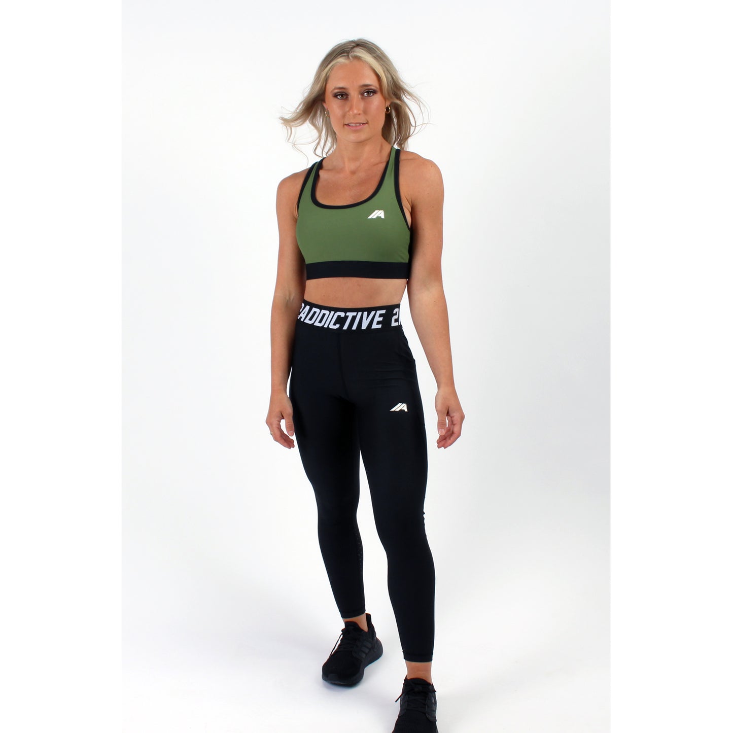 Atleta Series – Khaki Sports Bra - 2 Addictive