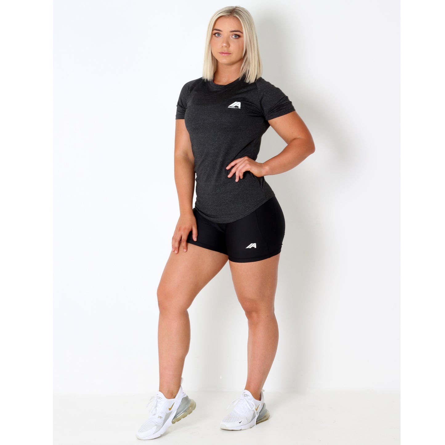 Active Core Training Tee - Marble Grey - 2 Addictive