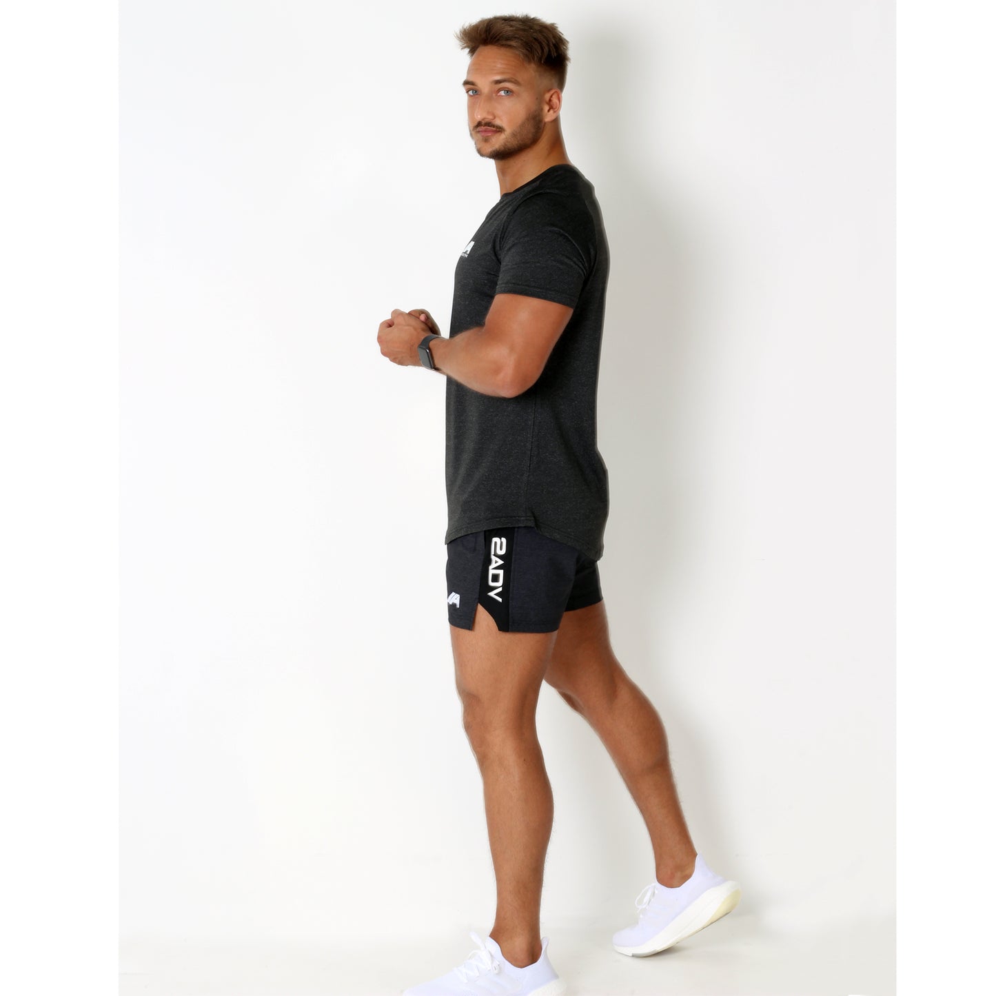 Active Core Training Tee - Marble Grey - 2 Addictive