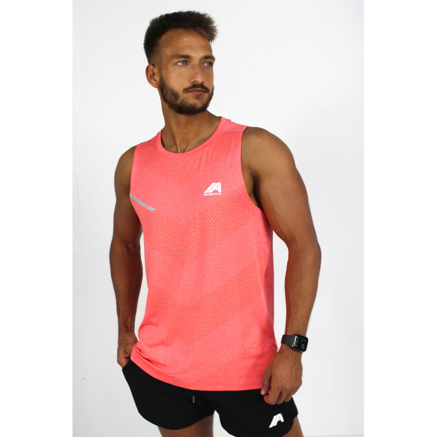 Lifestyle Training Singlet - Orange - 2 Addictive