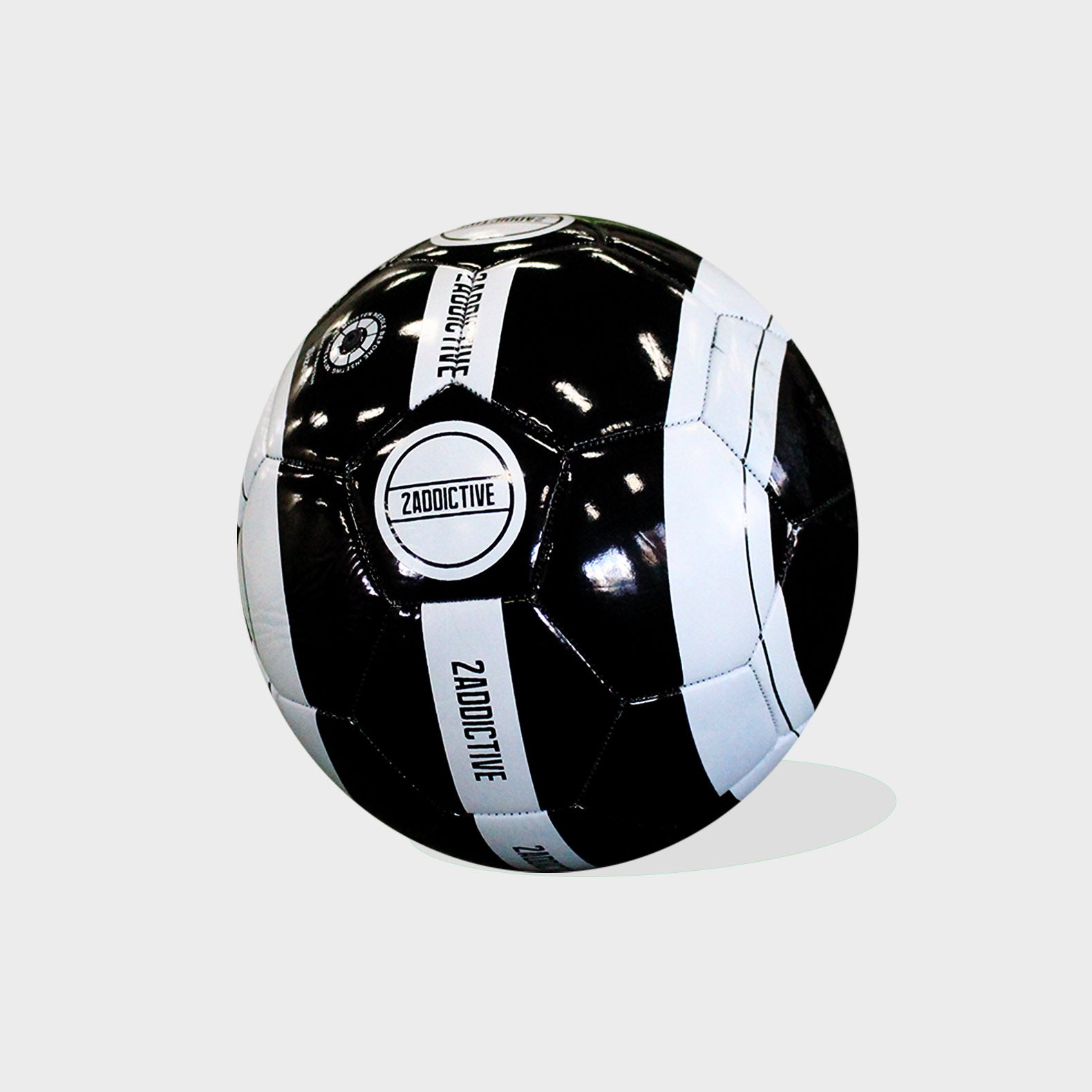 2Addictive Soccer Ball – Premium Match & Training Ball - Black - 2 Addictive