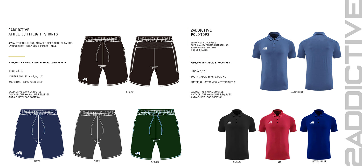 2addictive teamwear - shorts + polo