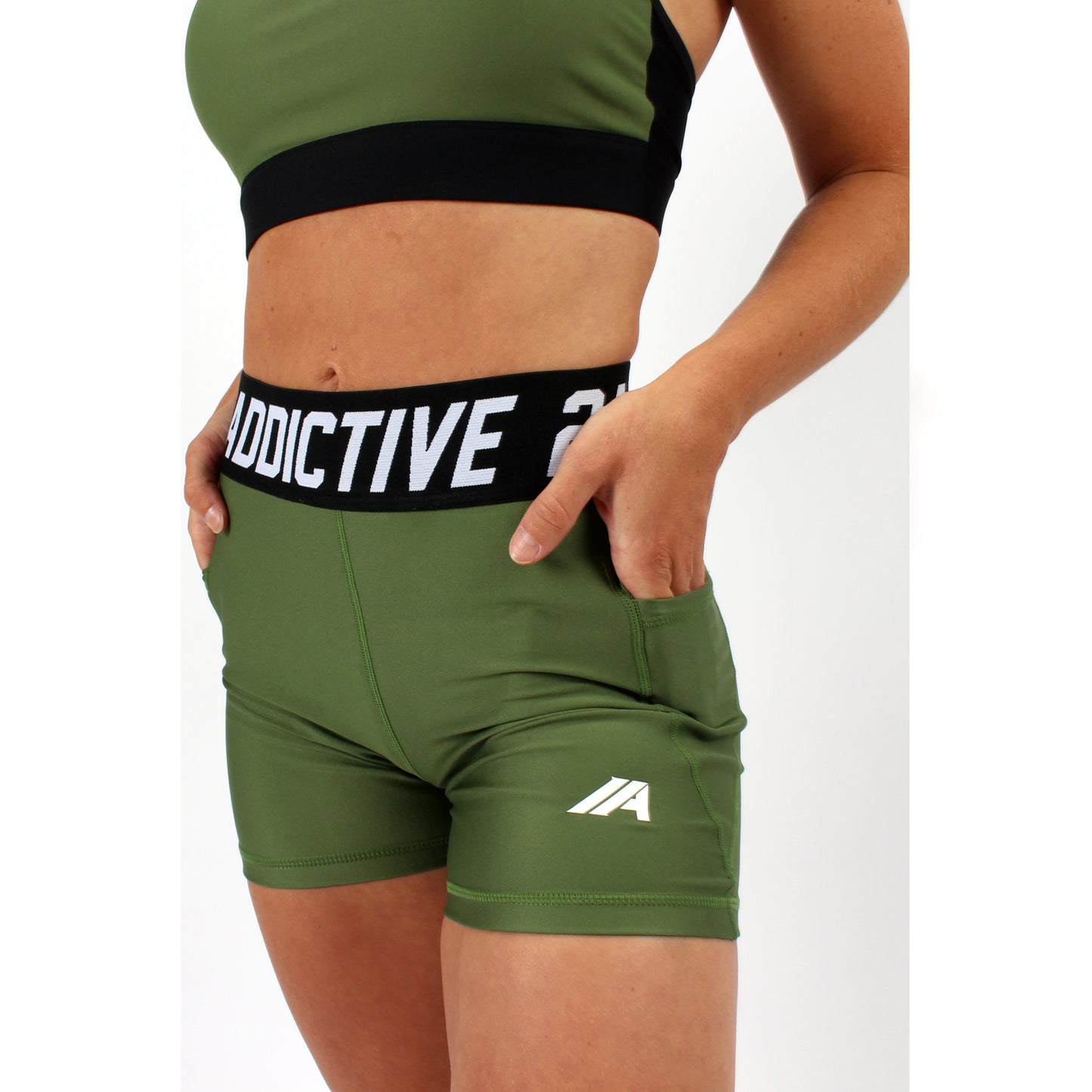 Atleta series - Khaki shorts - 2 Addictive