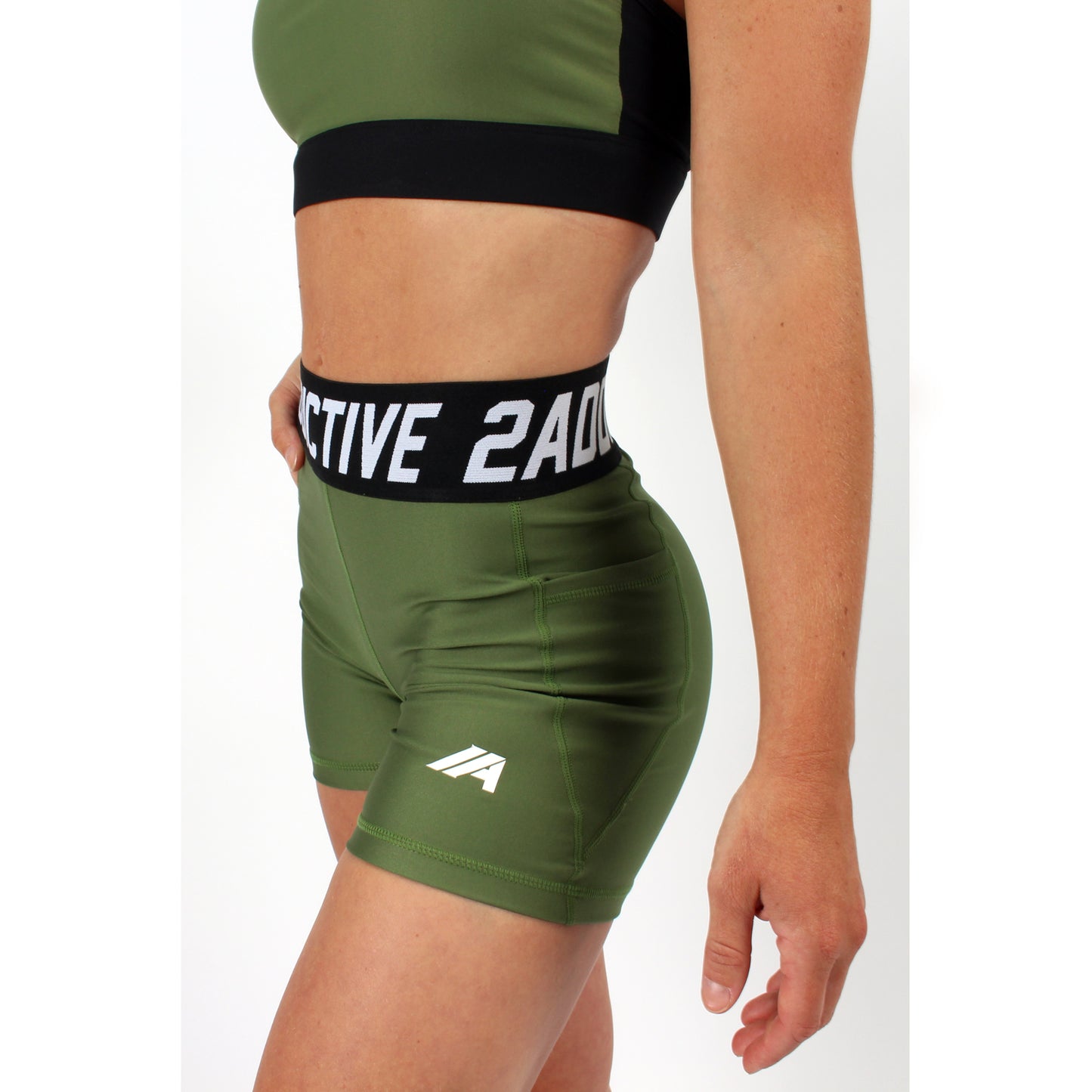 Atleta series - Khaki shorts - 2 Addictive