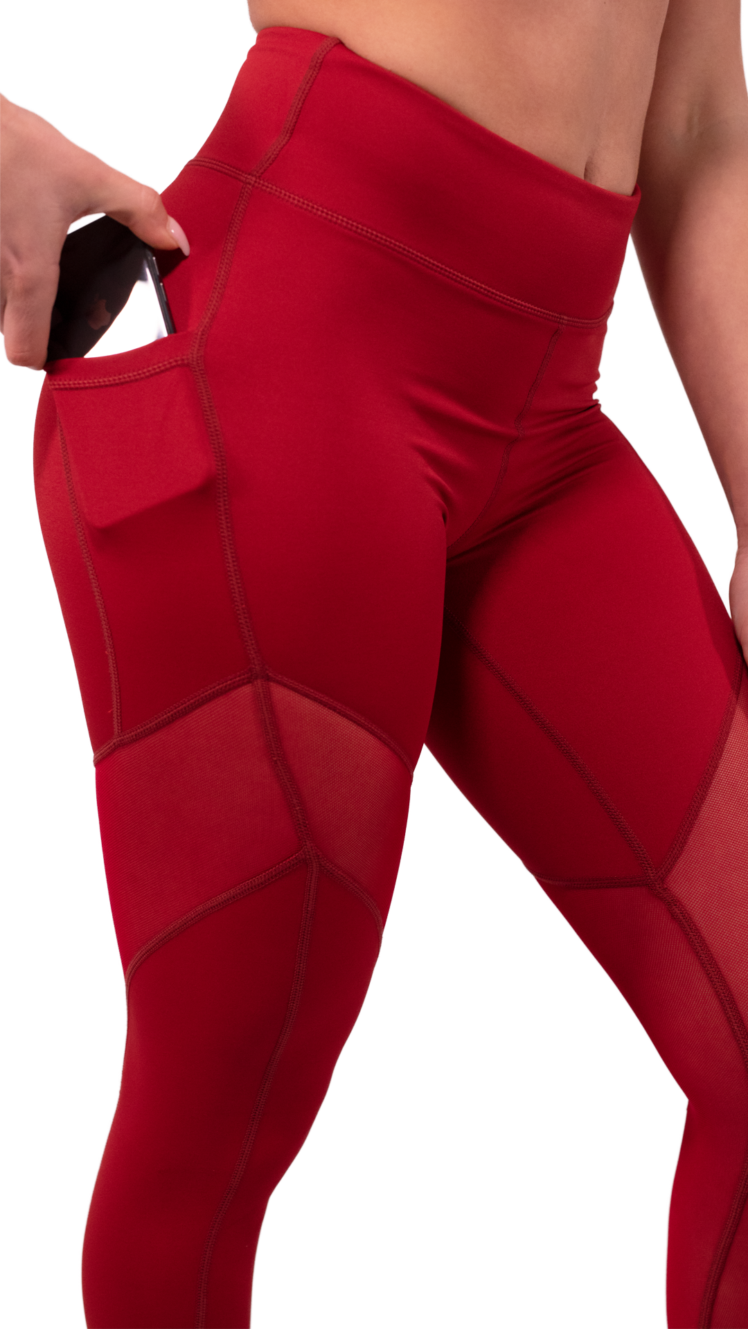 Active V Beetroot Leggings - 2 Addictive